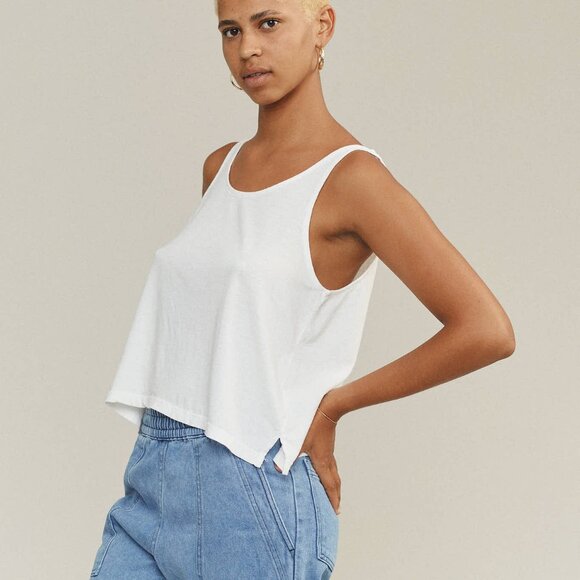 Jungmaven Boxy Crop Tank Top - Picture 1 of 9